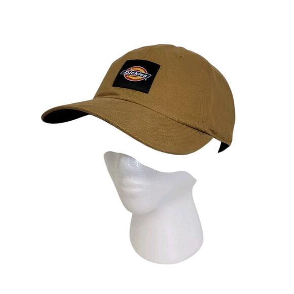Dickies Workwear Tan Cotton Snapback Baseball Hat Cap NWT - Picture 1 of 8